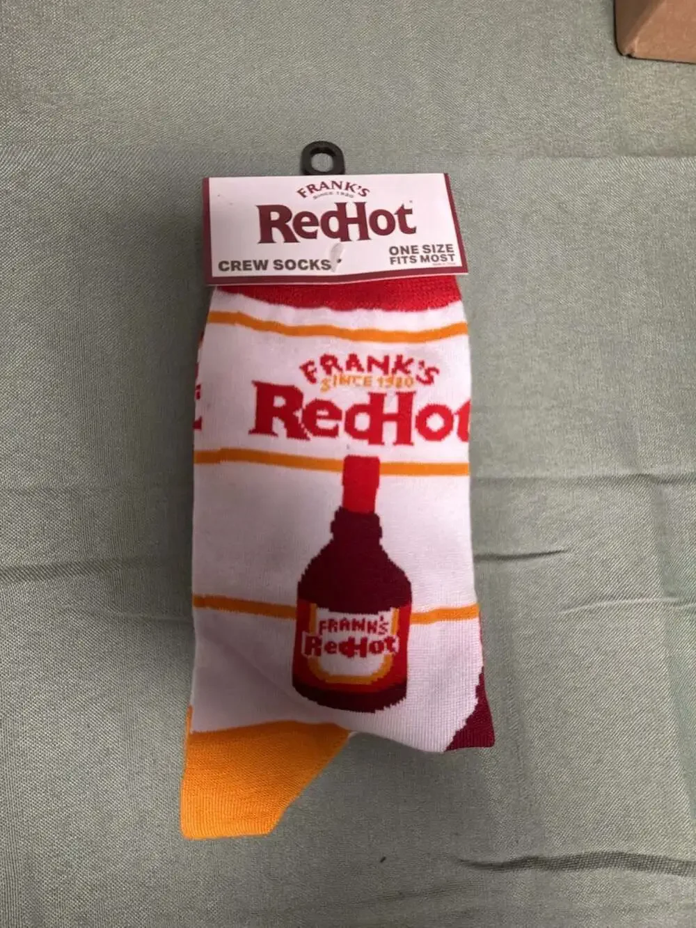 Frank's RedHot Logo Crew Socks One Size Fits Most